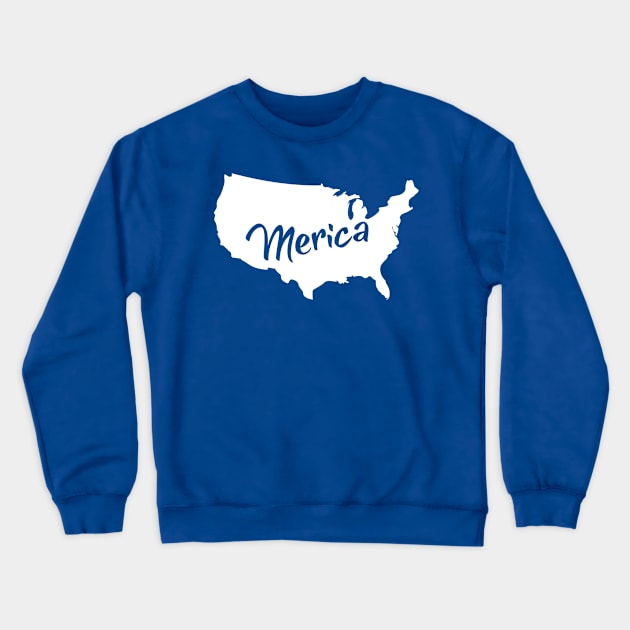 Merica Crewneck Sweatshirt by WMKDesign